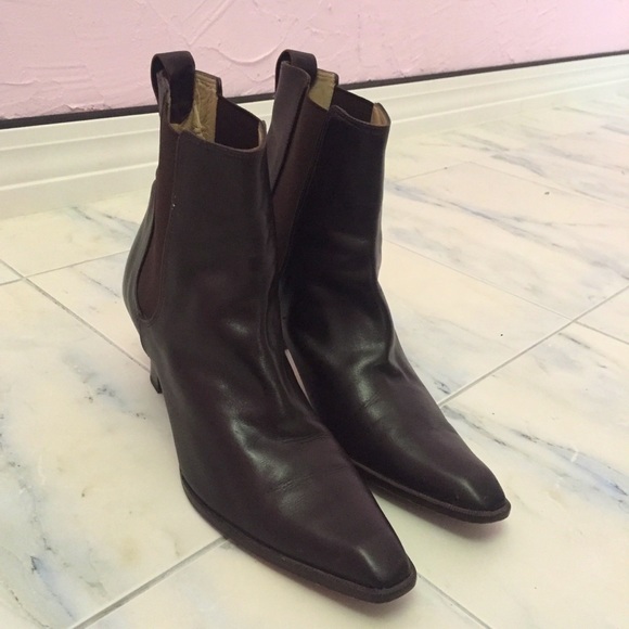 Michael Kors Leather Chelsea Boot Heals Italian - Picture 4 of 15